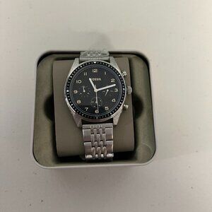 Fossil BQ2616 Wilkin Multifunction Stainless Steel Silver Chain Watch